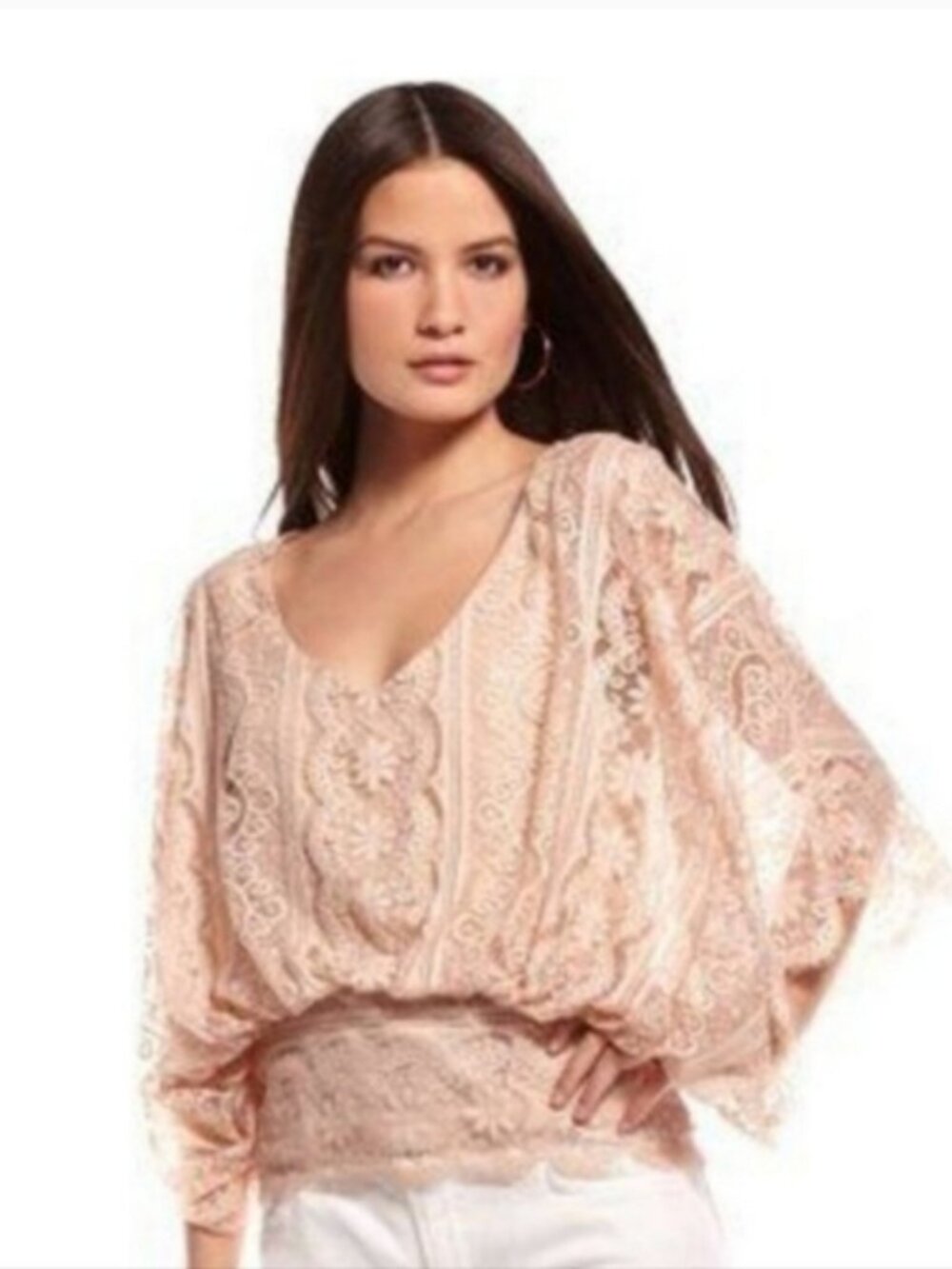 Beyond Vintage Lace Top by Anthropologie